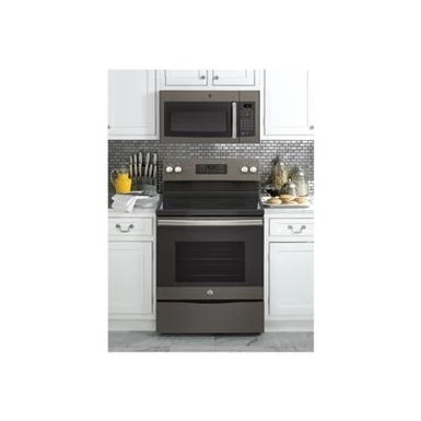 GE 1.6 Cu. Ft. Slate Over-the-Range Microwave Oven - Image 4