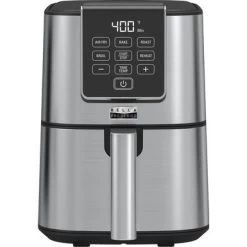 Bella Pro Series - 4-qt. Slim Digital Air Fryer - Stainless Steel