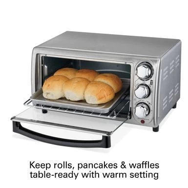 Hamilton Beach 4 Slice Toaster Oven - Stainless Steel - Image 4