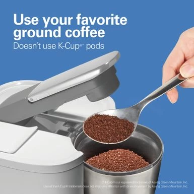 Hamilton Beach Convenient Craft Rapid Cold Brew And Hot Coffee Maker - White - Image 5