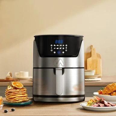 Uber Appliance Air Fryer XL Premium - 5QT SS - Stainless Steel - Image 7