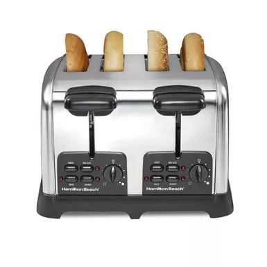 Hamilton Beach - Classic 4 Slice Toaster W/ Sure-Toast Stainless Steel - Image 4