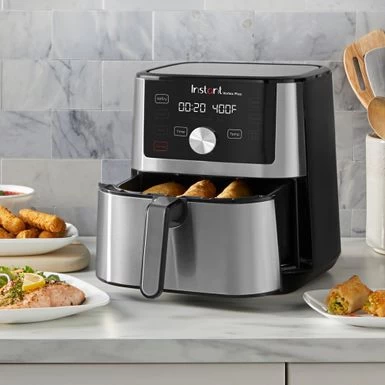 Instant Pot - 6 Quart Vortex Plus 6-in-1 Air Fryer - Stainless Steel - Image 3