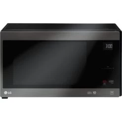 LG - NeoChef 1.5 Cu. Ft. Countertop Microwave With Sensor Cooking And EasyClean - Black Stainless Steel