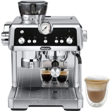 De'Longhi - La Specialista Prestigio Espresso Machine With Dual Heating System - Stainless Steel