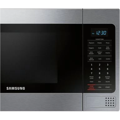 Samsung - 1.1 Cu. Ft. Countertop Microwave With Grilling Element - Stainless Steel - Image 5