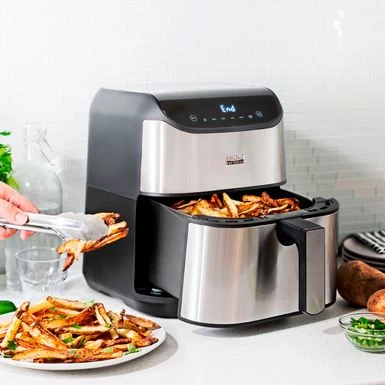 Bella Pro Series - 6-qt. Digital Air Fryer With Stainless Finish - Stainless Steel - Image 5