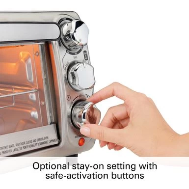 Hamilton Beach 4 Slice Toaster Oven - Stainless Steel - Image 6