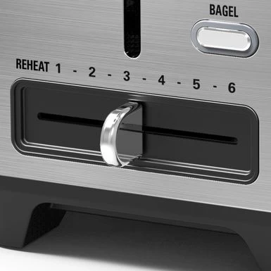 Bella Pro Series - 4-Slice Wide-Slot Toaster - Stainless Steel - Image 7