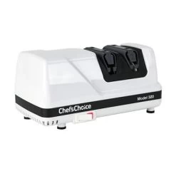 Chef'sChoice - Model 320 FlexHone Professional Compact Electric Knife Sharpener With Diamond Abrasives & Precision Angle Control - White