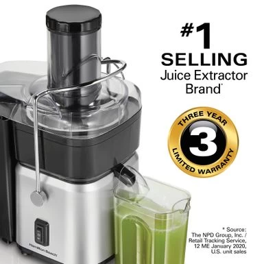 Hamilton Beach Whole Fruit Juice Extractor - Silver - Image 7