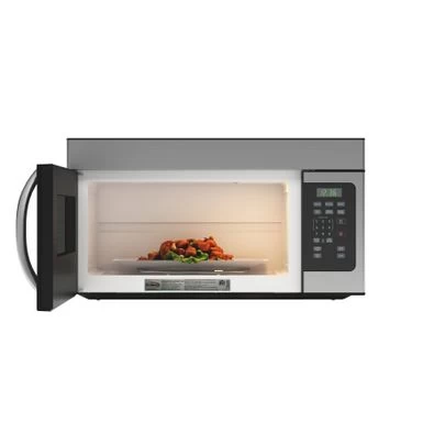 1.6 Cu. Ft. Stainless Steel Over The Range Microwave Oven With Lamp And Recirculation Vent Hood Function - 1.6 Cu Ft - 1.6 Cu Ft - Image 3