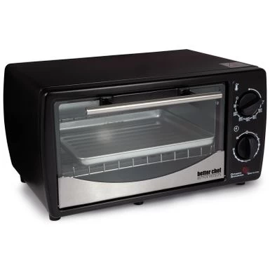 Better Chef 9 Liter Toaster Oven Broiler - Black