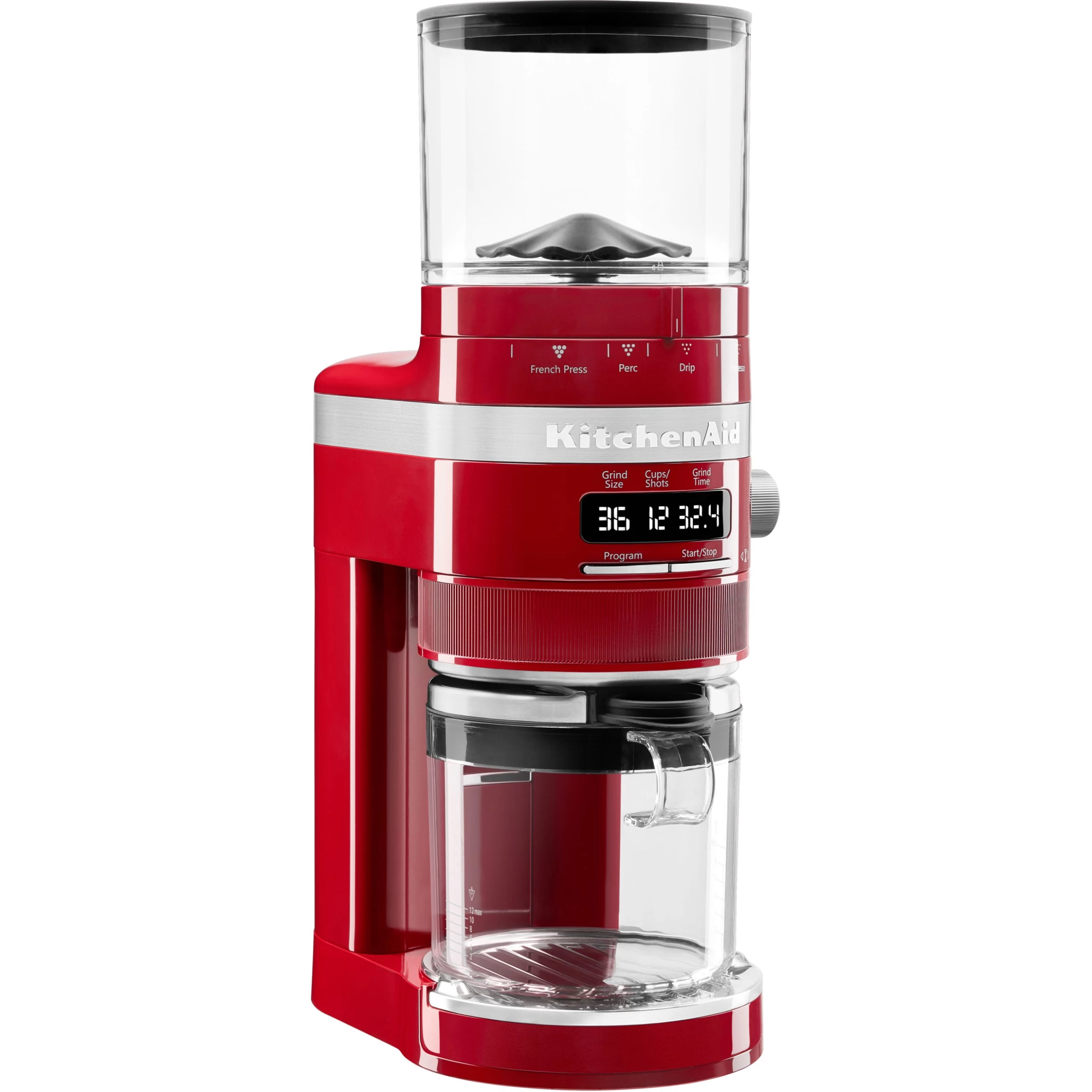 KitchenAid Burr Coffee Grinder In Empire Red - Image 2