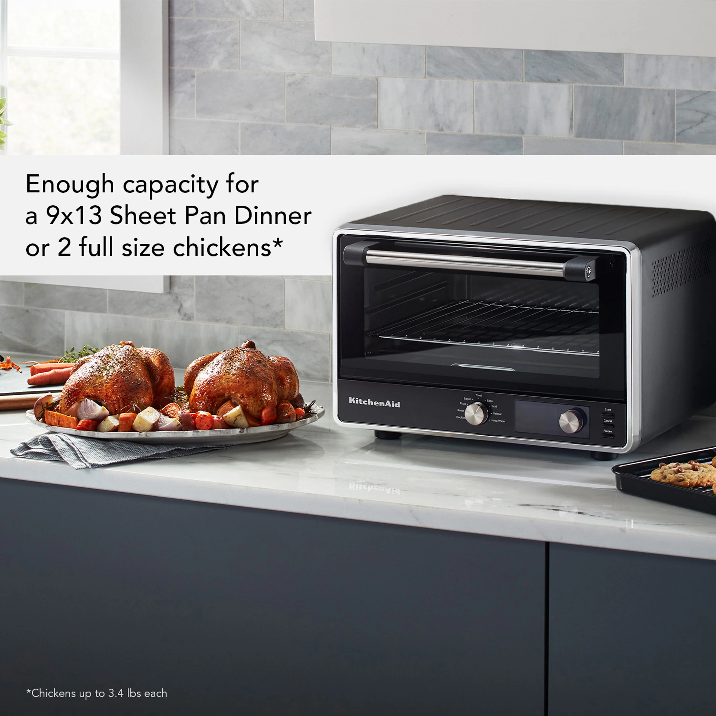 KitchenAid - KitchenAid® Digital Countertop Oven With Air Fry - KCO124 - Black Matte - Image 9