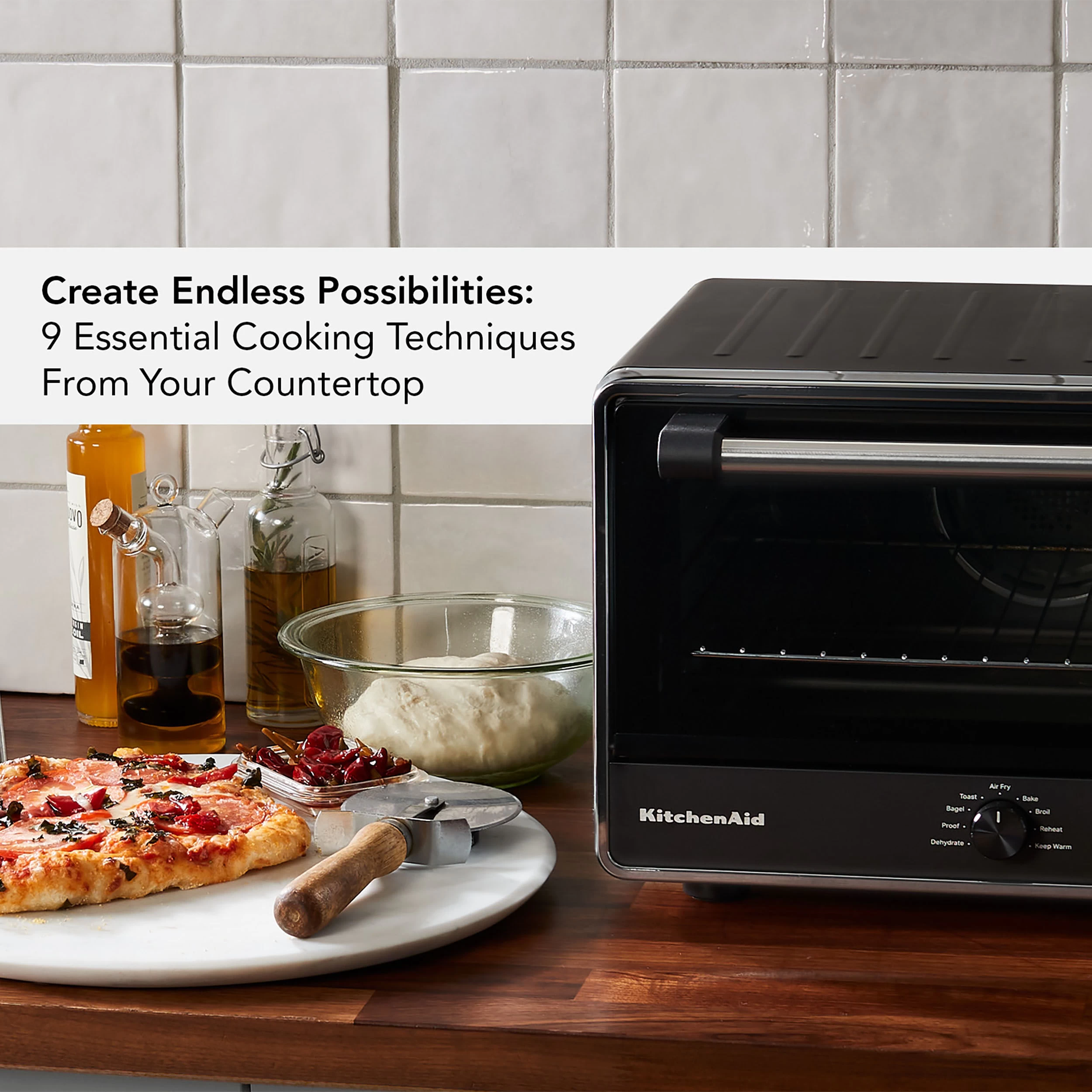 KitchenAid - KitchenAid® Digital Countertop Oven With Air Fry - KCO124 - Black Matte - Image 10
