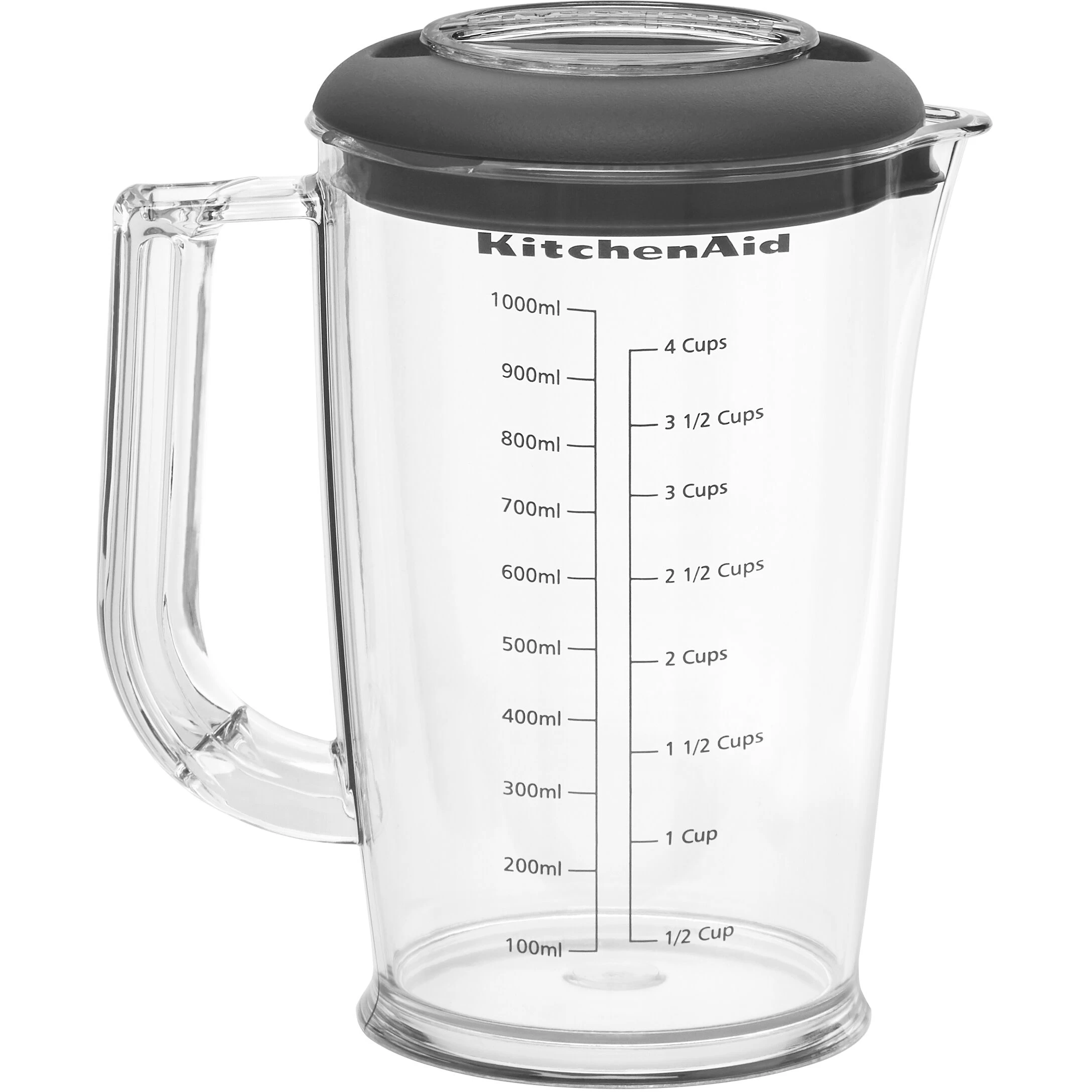KitchenAid Cordless Variable Speed Hand Blender With Chopper And Whisk Attachment In White - Image 2